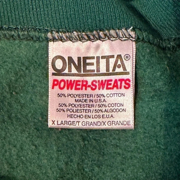 VINTAGE Christmas Crewneck Sweatshirt. Embroidered design in front. Indiana - Picture 3 of 6